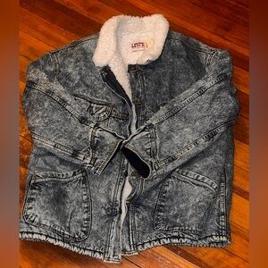 Vintage 80s Levi’s Denim Bomber Jacket